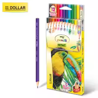 Dollar 12 Color Full Pencils