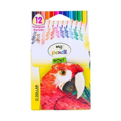 Dollar 12 Color Half Pencil